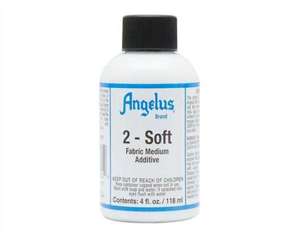 ANGELUS 2-SOFT ADDITIVE FOR FABRICS 118ML BOTTLE