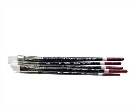 ANGELUS STANDARD SYNTHETIC PAINT BRUSH SET 5 PIECE