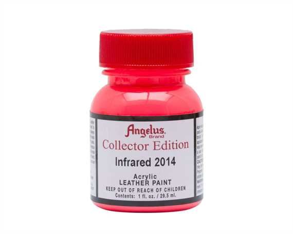 ANGELUS ACRYLIC CE PAINT INFRARED #2014 29ML COLLECTORS EDITION FOR LEATHER, VINYL, FABRIC