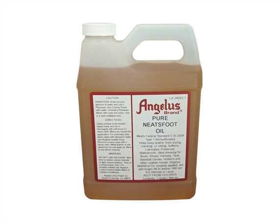 ANGELUS NEATSFOOT OIL PURE 100% QUART 946mL