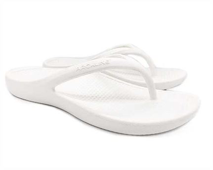Archline Rebound Orthotic Thongs Size 36 White
