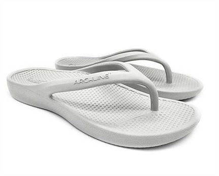 Archline Rebound Orthotic Thongs Size 36 Grey