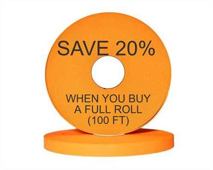 BioThane® BETA® ADJUSTABLE (3/4") 19MM PEACH OR529 (PER L/FT)