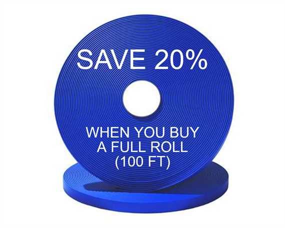 BioThane® BETA® ADJUSTABLE (3/4") 19MM SKY BU522 (PER L/FT)