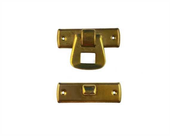 CANTEEN BOX CLASP BRASS 30mm