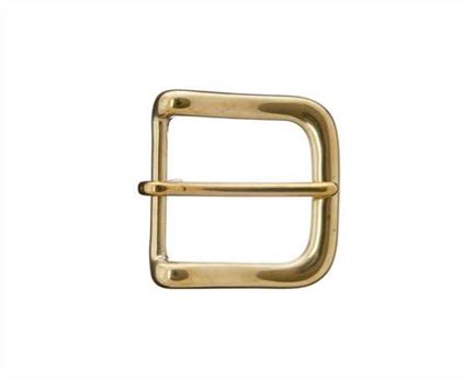 BELT BUCKLE HALF WEST-END BRASS 38MM