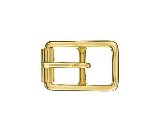 BUCKLE BRIDLE WITH ROLLER BRASS 15MM