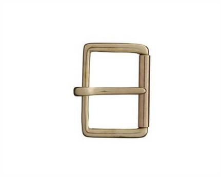 BUCKLE HALF MILITARY ROLLER ENGLISH BRASS  20MM