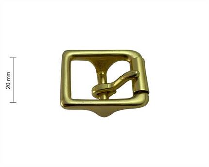 BUCKLE HOBBLE BRASS 20MM
