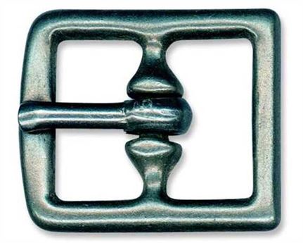 BUCKLE ENGLISH STIRRUP LEATHER STAINLESS STEEL 16MM