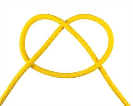 CORD HALTER YELLOW 6MM