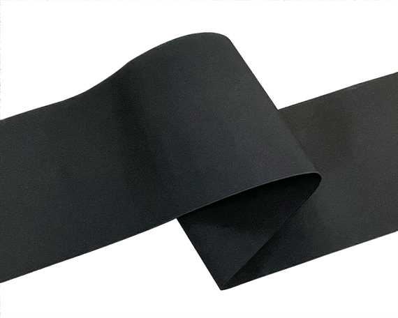 ELASTIC BOOT BLACK 200MM (PER L/MTR)