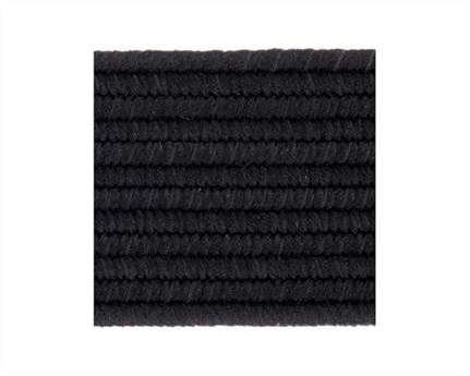 ELASTIC FLAT BLACK (PER L/MTR) 12MM