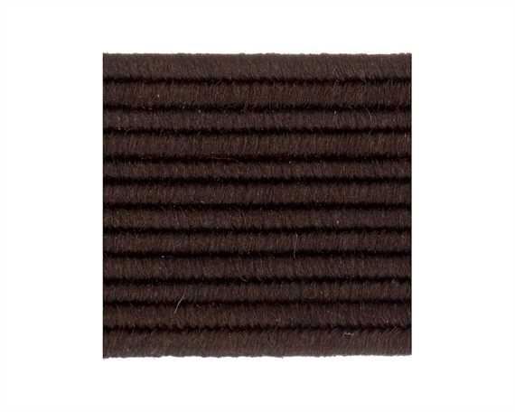 ELASTIC FLAT BROWN (PER L/MTR) 12MM