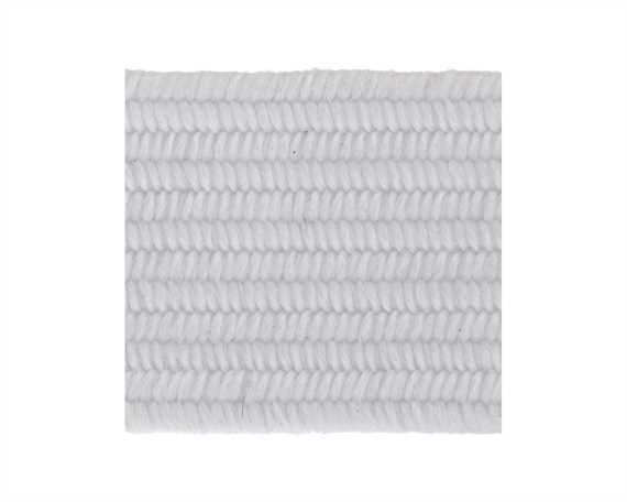 ELASTIC FLAT WHITE (PER L/MTR) 12MM