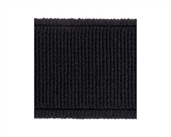 ELASTIC FLAT BLACK (PER L/MTR) 20MM
