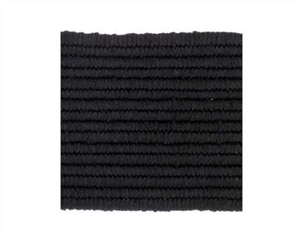 ELASTIC FLAT BLACK (PER L/MTR) 25MM