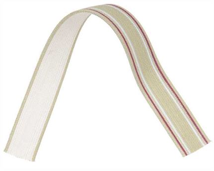 ELASTIC GIRTH ENGLISH OLIVE GREEN 25MM (PER L/MTR)