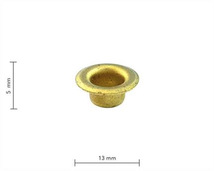 EYELET SELF-PIERCING SP1 BRASS 7MM