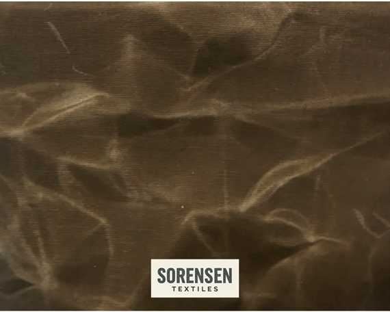100% WAXED COTTON CANVAS 8oz MEDIUM BROWN #13 140cm Wide (Lineal Metre)
