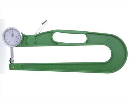 LEATHER MEASURING GAUGE ITALIAN GREEN
