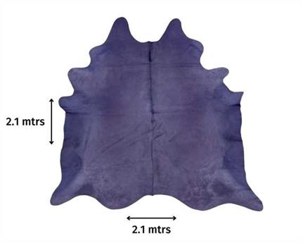  COWHIDE RUG DYED PURPLE (rug pictured sent) Free Delivery!