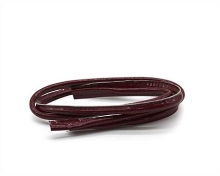 BAG DOCTOR BAG HANDLE LEATHER 6MM X 80CM PATENT RED (PAIR)