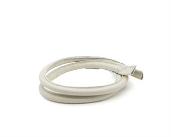 BAG DOCTOR BAG HANDLE LEATHER 8MM X 55CM BONE (PAIR)