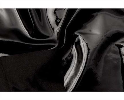 HEEL COVER PATENT BLACK 100MM (PER FT)