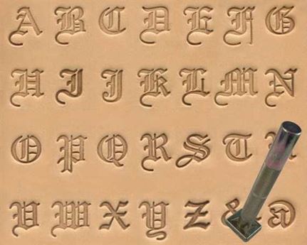 ALPHABET SET OLD ENGLISH #8142-00