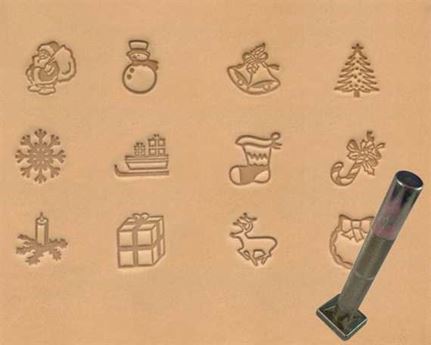 STAMPING SET CHRISTMAS ART 12MM #N8165-00