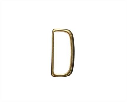 KEEPER BELT SQUARE PATTERN BRASS 32MM