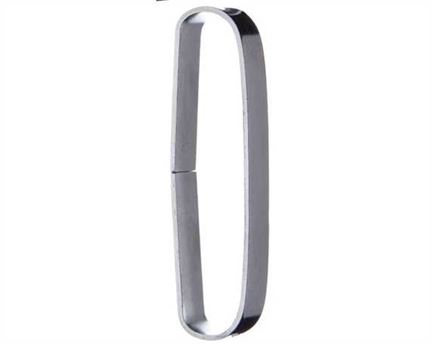 KEEPER BELT STYLE NICKEL PLATE 32MM 