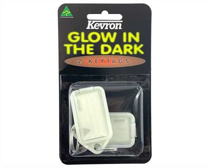 KEVRON CLICKTAG GLOW IN DARK ID43 2 PACK