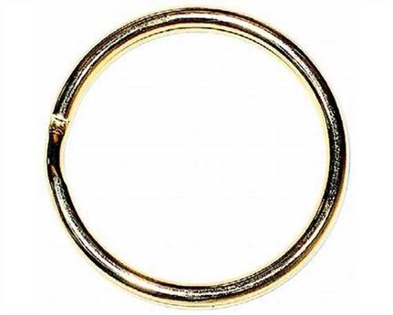 O/S DIAMETER SPLIT RING GILT 24MM