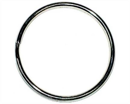 O/S DIAMETER SPLIT RING NICKEL PLATE 38MM