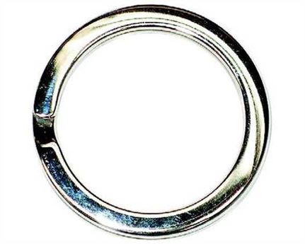 O/S DIAMETER SPLIT RING FLAT NICKEL PLATE 28MM