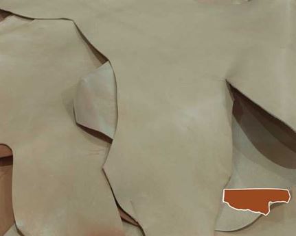  HALF BELLY VEG LEATHER NATURAL COLOUR 1.8/2.0MM FROM TUSCANY ITALIAN