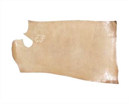 VEG LEATHER SOLE BEND HEAVY NATURAL SPANISH 5.0 - 5.5MM (AV. 4.8KG)