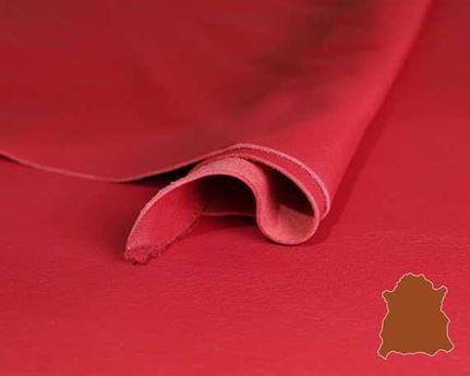 CABRETTA SHEEP UPPER/BAG 0.8/0.9MM RED W