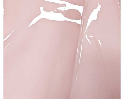 CALF HIDES LIGHT WEIGHT 0.8/1.0mm PATENT LIGHT PINK (SQ FT)