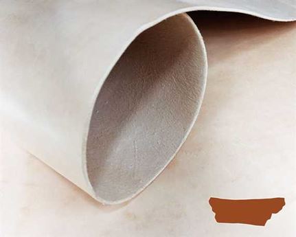 VEG TANNED DOUBLE SHOULDER NATURAL 2.4/2.8MM LEATHER FROM BRAZIL