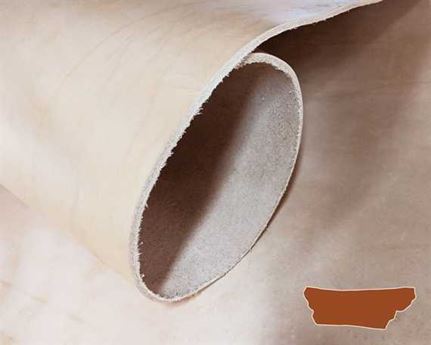 VEG TANNED DOUBLE SHOULDER NATURAL 2.8/3.2MM LEATHER FROM BRAZIL