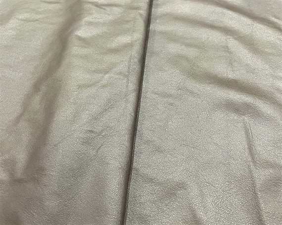 GARMENT LEATHER MILANO SIDES BROWN (SQ FT)