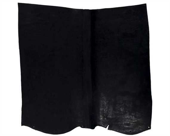 GIRTH POINT RUMP HEAVYWEIGHT BLACK CHROME TANNED ENGLISH