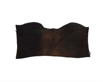 GIRTH POINT RUMP HEAVYWEIGHT DK HAVANA CHROME TANNED ENGLISH