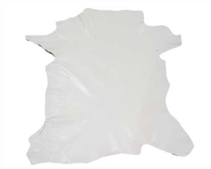 KID SKIN GLAZED WHITE 0.6/0.8MM LEATHER FROM SPAIN