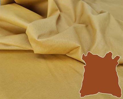 PIG LINING LEATHER 0.7/0.9MM TAN LIMITED EDITION FULL SKIN FOR BAG AND SHOE LINING