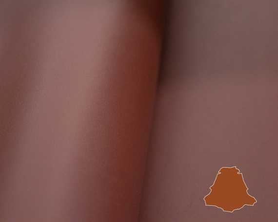 VEG KANGAROO CRAFT BROWN BRANDY 0.7/0.9MM AUSTRALIAN MADE LEATHER.