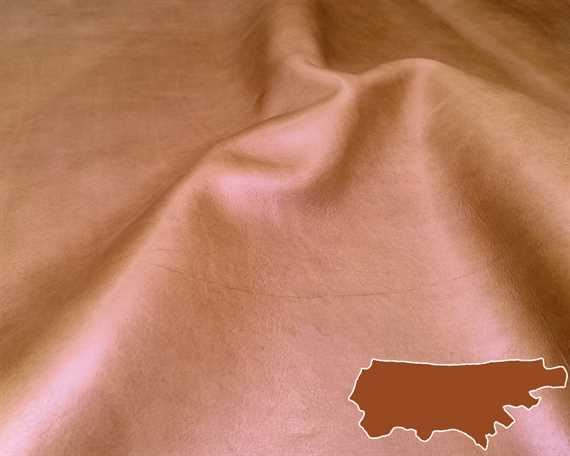 BAG LEATHER - BARCELONA TOFFEE SEMI-ANILINE CHROME/VEG TANNED SIDES 2.0/2.2 MM